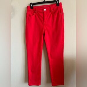 Chico Red Crop Jeans